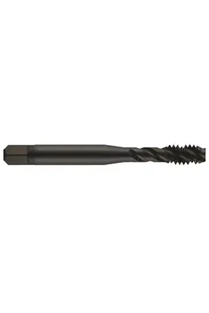 YMW 384925B 5/8"-11 Size, H3 Thread Limit, Modified/Semi Bottoming Chamfer, 3 Flute, Bright Vanadium High Speed Steel, Right Hand Cut Spiral Fluted Tap Buy Direct