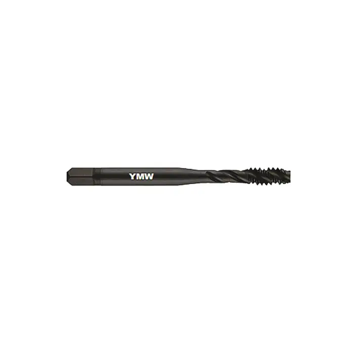 Cheap YMW 384051 1/2"-13 Size, H5 Thread Limit, Bottoming Chamfer, 3 Flute, Black Oxide Vanadium High Speed Steel, Right Hand Cut Spiral Fluted Tap