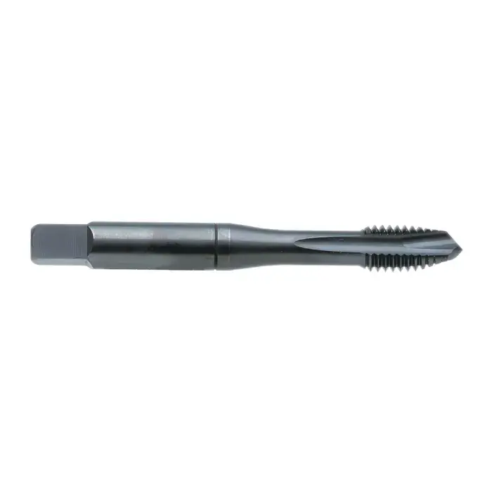 Trending NACHI 54619 M5-0.8 Size, D4 Thread Limit, Modified/Semi Bottoming Chamfer, 3 Flute, Black Oxide Cobalt Vanadium High Speed Steel, Right Hand Cut Spiral Fluted Tap