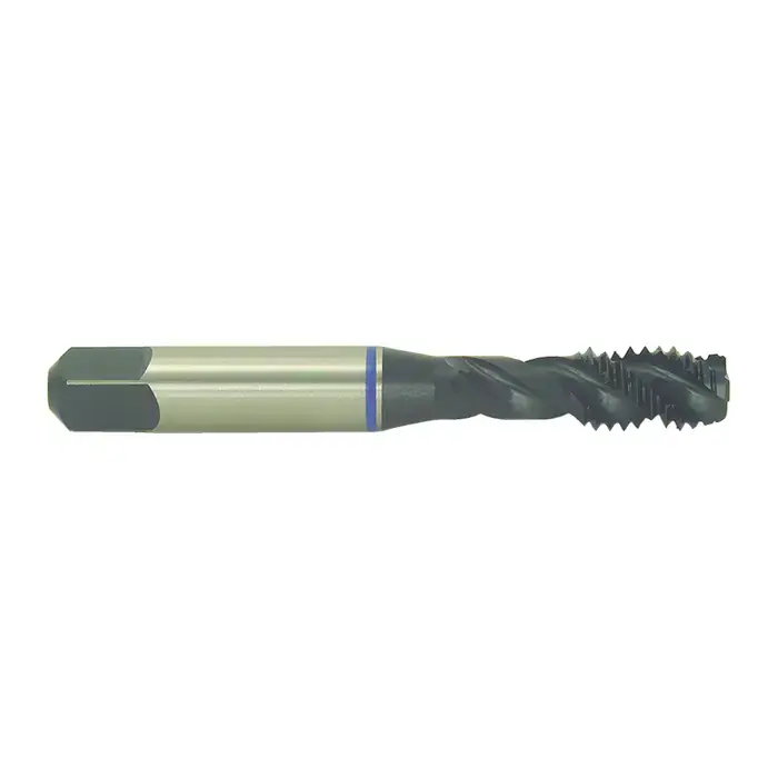 Shop Now REGAL 030266TC 7/16"-14 Size, H3 Thread Limit, Modified/Semi Bottoming Chamfer, 3 Flute, Black Oxide Heat and Wear Resistant Super Premium Steel, Right Hand Cut Spiral Fluted Tap