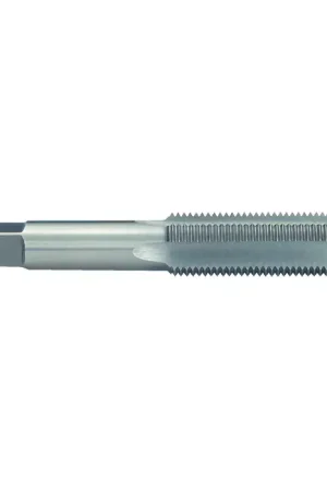 Authentic TTC 18-020-265 27mm-2.00mm Size, Plug Chamfer, Multiple Flute, Bright High Speed Steel, Right Hand Cut Straight Flute Hand Tap