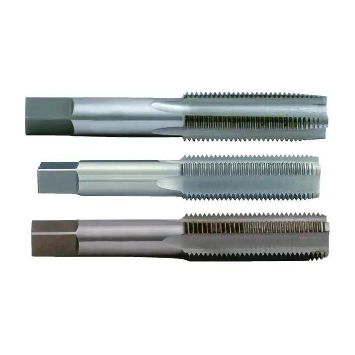TTC 18-900-045 4.5mm-.75mm Size, Set Of 1 Each Taper, Plug & Bottoming Chamfer, Multiple Flute, Bright High Speed Steel, Right Hand Cut Straight Flute Hand Tap Popular