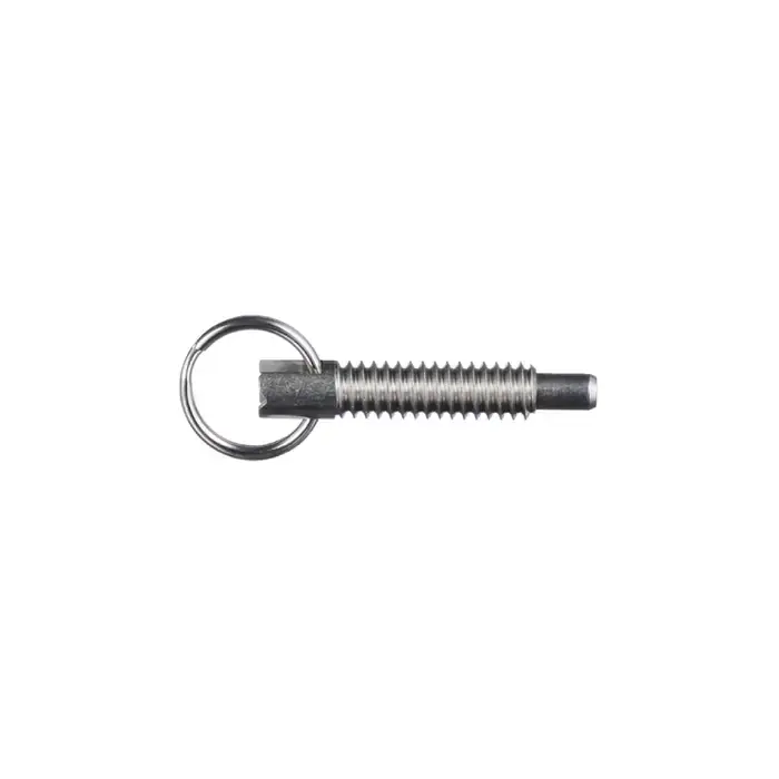 VLIER SPRM6P M10x1.5 Thread Size, 0.44" Thread Length, 6mm Plunger Dia., Pull Ring Stainless Steel Hand Retractable Spring Plunger Mega Sale