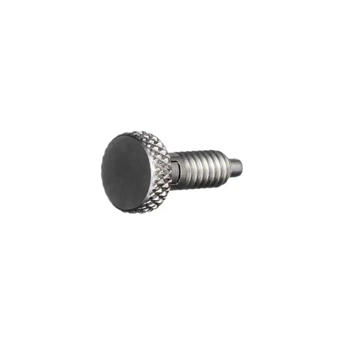 VLIER SSLF500P 1/2"-13 Thread Size, 0.65" Thread Length, 0.249" Plunger Dia., Knurled Stainless Steel Hand Retractable Spring Plunger New Release