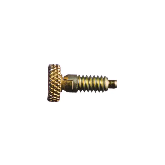 VLIER SLFM12P M12x1.75 Thread Size, 17mm Thread Length, 6.3mm Plunger Dia., Knurled Steel Hand Retractable Spring Plunger Clearance