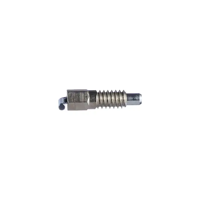 VLIER FRSNM12 M12x1.75 Thread Size, 21.2mm Thread Length, 8mm Plunger Dia., Stubby L-Handle Steel Hand Retractable Spring Plunger While Supplies Last