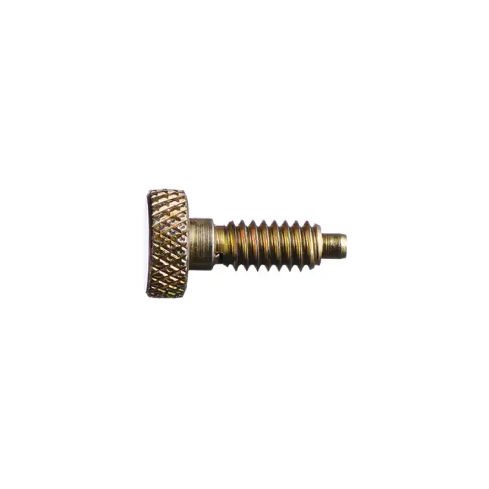 Authentic VLIER SLM5P M5x0.8 Thread Size, 10mm Thread Length, 2.5mm Plunger Dia., Knurled Steel Hand Retractable Spring Plunger