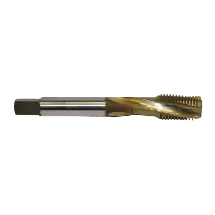 NACHI 94602 4-48 Size, H2 Thread Limit, Bottoming Chamfer, 3 Flute, SG Coated Premium Cobalt / Vanadium High Speed Steel, Right Hand Cut Spiral Fluted Tap Direct From Factory