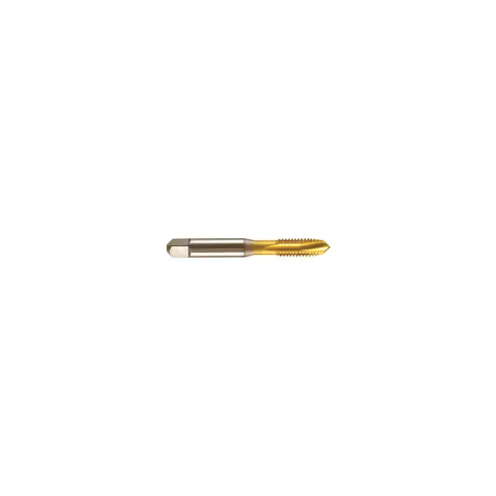Super Sale REGAL 073411MS 7/16"-14 Size, H3 Thread Limit, Plug Chamfer, 3 Flute, TiN H.S.S E, Right Hand Cut Spiral Pointed Tap