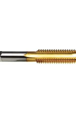 TTC PRODUCTION 09-500-034 10-32 Size, H3 Thread Limit, Plug Chamfer, 2 Flute, TiN High Speed Steel, Right Hand Cut Spiral Pointed Tap Deal