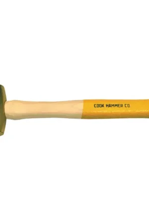 Reduced Price COOK 706 1-5/8" Face Diameter, 4 lbs. Head Weight, 16" Overall Length Brass Hammer