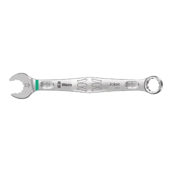 Certified WERA 05020214001 Individual Type, 1/2" Size, 12 No. of Points Combination Wrench