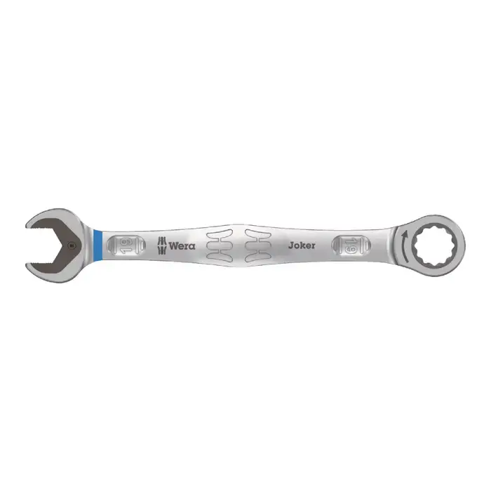WERA 05073279001 19mm Size, 12 No. of Points, 9.69" Overall Length Combination Wrench Luxury