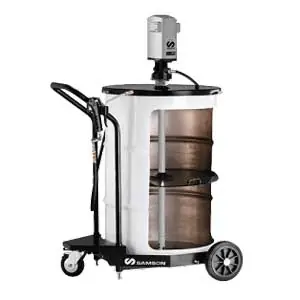 Super Sale Samson 311 001 - Grease Caddy for 400 lb. Drums w/ 15 Ft. Hose Cart & Reel