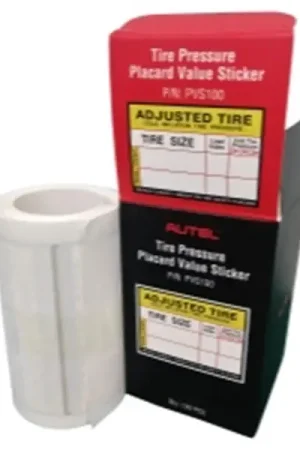 Don't Miss Out Autel PVS100 Box of 100 Placard Value Stickers