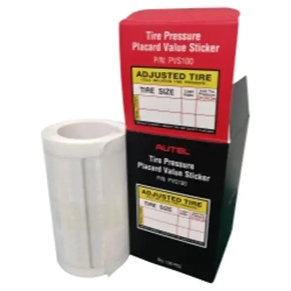 Don't Miss Out Autel PVS100 Box of 100 Placard Value Stickers