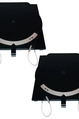 Free Returns QSP 25-131-P Pair of Wheel Alignment Medium-Duty Turnplates with pointer