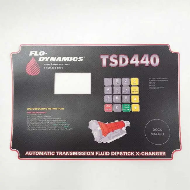 Hot Picks Flo-Dynamics 941786 Overlay Sticker – TSD440LCD Control Panel