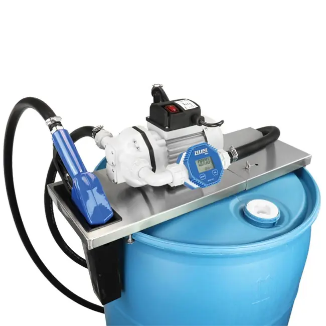 Zeeline by Milton ZE9115-551 - Electric Pump Kit With Stainless Steel Auto Shut Off Nozzle And Meter Best Choice