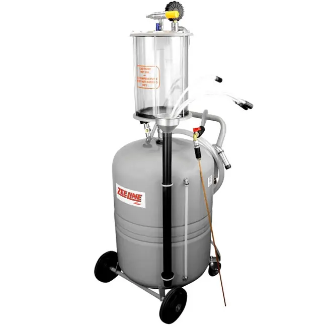 Top Pick Zeeline by Milton ZE21EVB - 21 Gallon Professional Fluid Evacuator With Measuring Bowl