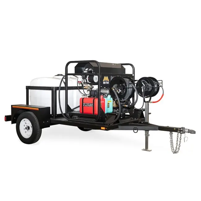 Mi-T-M AW-9000-0005 - Single-Axle Trailer with Surge Brakes and 200-Gallon Capacity Time-Limited