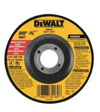 6" X .045" X 7/8" Metal Cutting Wheel - No. DW8426 Big Sale