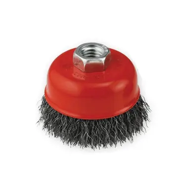 Hot Picks 3" Crimped Wire Cup Brush 5/8-11 Arbor - No. 39041