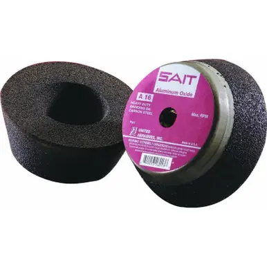 4" Grinding Cup Stone, 5/8"-11 NC Bore Type 11 Sait A16 - No. 26000 Instant Buy