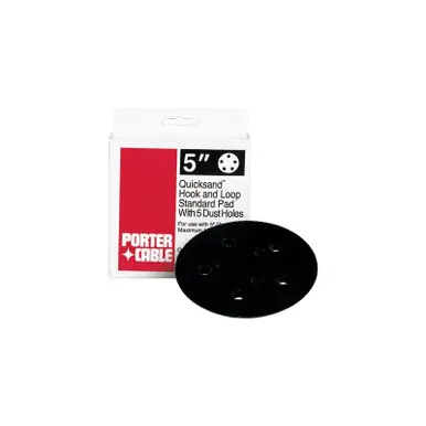 5" Random Orbital Sander 5 Hole Hook & Loop Backup Pad - No. 13904 Express Delivery