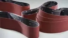 Affordable 3" W X 21" Sanding Belt, Aluminum Oxide, Multiple Grits