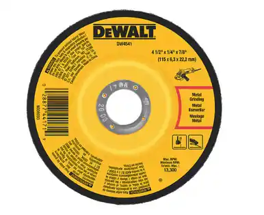 Sale 4-1/2" X 1/4" X 7/8" Fast Cutting Abrasive Wheel - No. DW4541