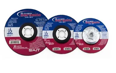 6" X .045" X 7/8" Cutting Wheel, T1/T41, Ultimate Ceramic, Sait - No. 22482 Same Day Shipping