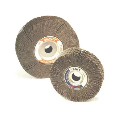 6" x 1" 120 Grit Flap Wheel with 1" Spindle - No. 72003 Certified