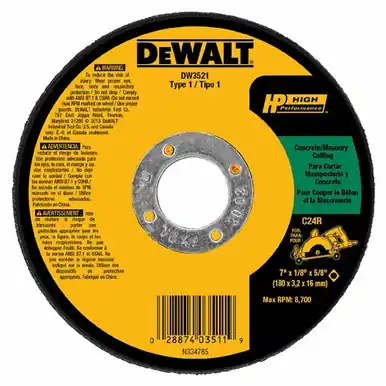 Instant Buy 6" X 1/4" X 5/8-11 Stainless Cutting Grinding Wheel, Type 27 - No. DW8465H