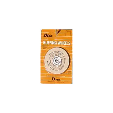 Buffing Wheel 4" Cushion Sewed 1/2" Arbor - No. 527364 Next Day Delivery